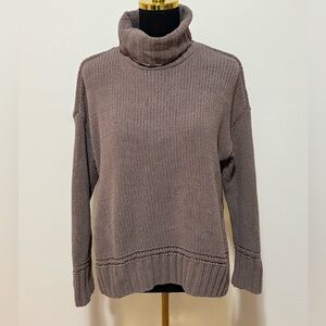 Aerie Taupe Turtleneck Sweater